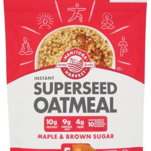 MANITOBA HARVEST: Superseed Oatmeal Maple and Brown Sugar, 9 oz