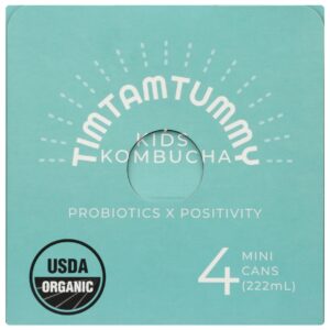 TIM TAM TUMMY: Mango For It Kids Kombucha 4Pk, 30 fl oz