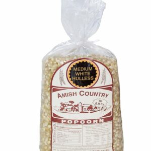 AMISH COUNTRY: Medium Whte Popcorn Bag, 32 oz