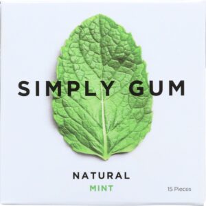 SIMPLY: Peppermint Gum, 15 pc