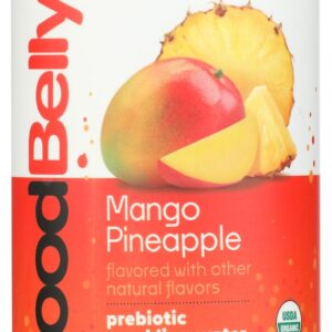 GOOD BELLY: Mango Pineapple Prebiotic Sparkling Water, 12 fl oz