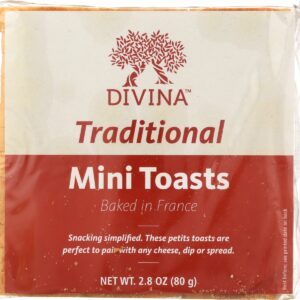 DIVINA: Mini Toast Traditional, 2.82 oz