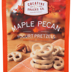 CREATIVE SNACKS: Maple Pecan Yogurt Pretzels, 9 oz
