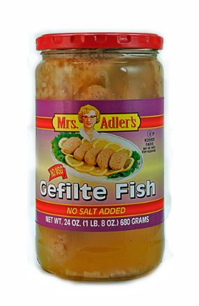 MRS ADLERS: Gefitle Fish No Salt, 24 oz