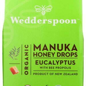 WEDDERSPOON: Organic Manuka Honey Drops Eucalyptus, 4 oz