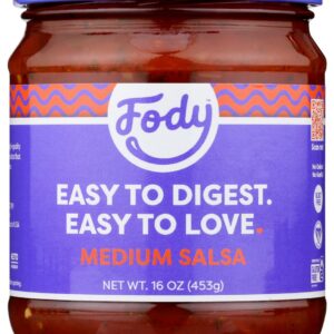 FODY FOOD CO: Medium Salsa, 16 oz