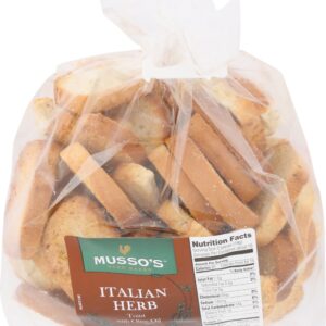 MUSSOS: Italian Herb Toast With Olive Oil, 10 oz