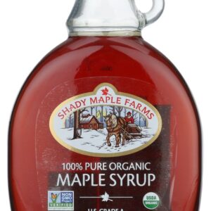 SHADY MAPLE FARM: Organic Dark Maple Syrup, 12.7 oz
