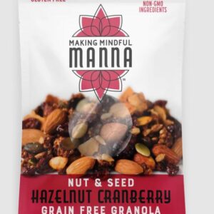 MAKING MINDFUL MANNA: Hazelnut Cranberry Granola, 2 oz