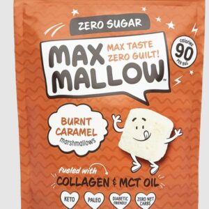 KNOW BRAINER FOODS: Burnt Caramel Marshmallows, 96 gm