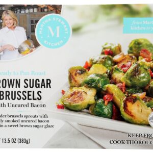 MARTHA STEWART KITCHEN: Brown Sugar Brussels With Uncured Bacon, 13.5 oz