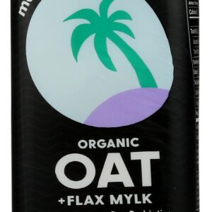 MALIBU MYLK: Organic Oat Flax Mylk Unsweetened, 32 oz