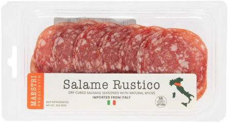 MAESTRI: Salame Rustico Sliced, 3 oz