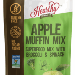 HEARTHY: Gluten Free Superfood Apple Muffin Mix, 10.4 oz
