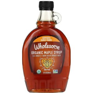 WHOLESOME: Organic Maple Syrup Dark, 12 fo