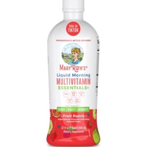 MARYRUTHS: Liquid Morning Multivitamin Essentials Plus Fruit Punch, 32 fo