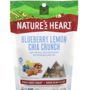 NATURES HEART: Blueberry Lemon Chia Crunch, 4 oz