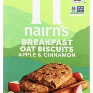 NAIRNS: Apple and Cinnamon Breakfast Oat Biscuits, 5.64 oz