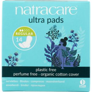 NATRACARE: Ultra Regular Period Pads, 14 pc