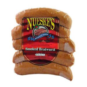 NUESKES APPLEWOOD SMOKED MEATS: Smoked Bratwurst, 1 lb