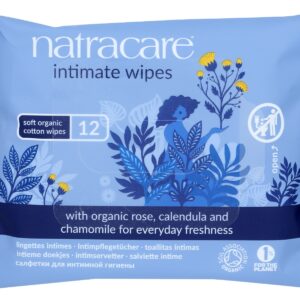 NATRACARE: Organic Intimate Wipes, 12 pc