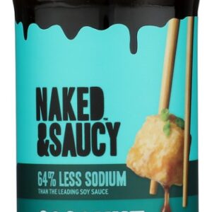 NAKED AND SAUCY: Coconut Aminos Less Sodium, 10 fo