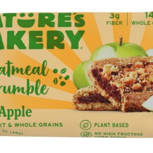 NATURES BAKERY: Oatmeal Crumble Bar Apple, 1.41 oz