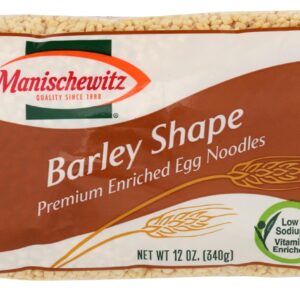 MANISCHEWITZ: Barley Shape Egg Noodles, 12 oz