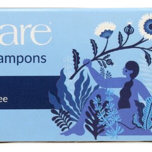 NATRACARE: Super Plus Non Applicator Organic Cotton Tampons, 20 pc