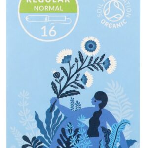 NATRACARE: Regular Organic Cotton Tampons with Applicator, 16 pc