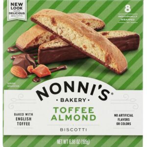 NONNIS: Toffee Almond Biscotti, 6.88 oz