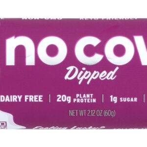 NO COW BAR: Dipped Chocolate Sprinkled Donut Bar, 2.12 oz