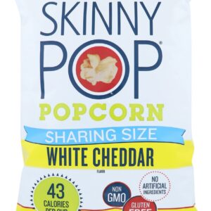 SKINNY POP: White Cheddar Popped Popcorn, 6.7 oz