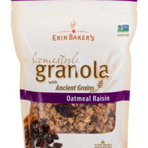 ERIN BAKERS: Homestyle Granola Oatmeal Raisin, 12 oz