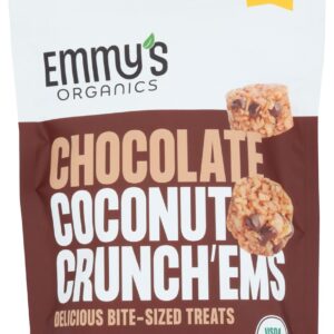 EMMYS ORGANICS: Chocolate Coconut CrunchEms, 3.5 oz