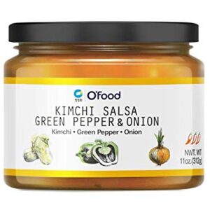 OFOOD: Kimchi Salsa Green Pepper Onion, 11 oz