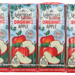 LAKEWOOD: Littles Organic Apple Juice Boxes 8Ct, 54 fo