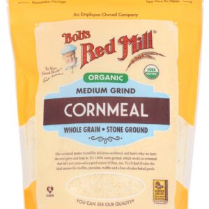 BOBS RED MILL: Organic Medium Grind Cornmeal, 24 oz