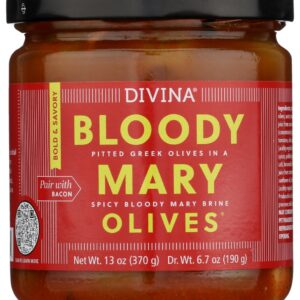 DIVINA: Bloody Mary Olives, 6.7 oz