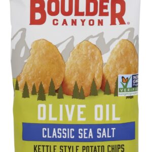 BOULDER CANYON: Olive Oil Classic Sea Salt Potato Chips, 5 oz