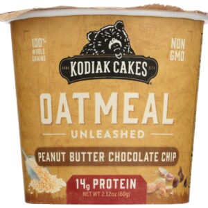 KODIAK: Peanut Butter Chocolate Chip Oatmeal Cups, 2.12 oz