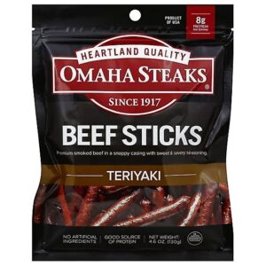 OMAHA STEAKS: Teriyaki Beef Sticks, 4.6 oz