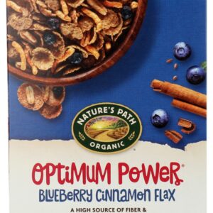 NATURES PATH: Optimum Power Blueberry Cinnamon Flax Cereal, 14 oz