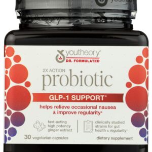 YOUTHEORY: GLP 1 Support 2x Action Probiotic, 30 cp