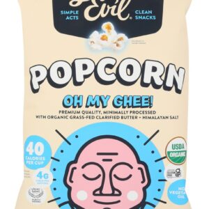 LESSER EVIL: Oh My Ghee Gourmet Popcorn, 4.6 oz