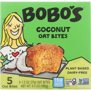BOBOS OAT BARS: Coconut Oat Bites, 6.5 oz