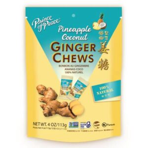 PRINCE OF PEACE: Pineapple Coconut Ginger Chews, 4 oz