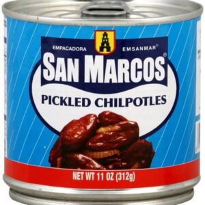 SAN MARCOS: Pickled Chipotles Peppers, 11 oz