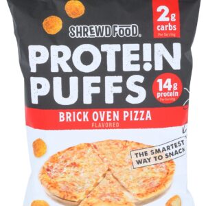SHREWD FOOD: Protein Puffs Brick Oven Pizza, 2.25 oz