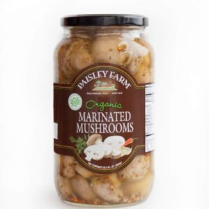 PAISLEY FARM: Organic Marinated Mushrooms, 35.5 oz